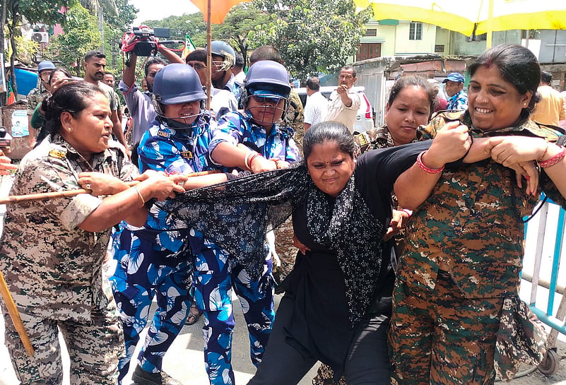 Visuals from Bengal Bandh today 